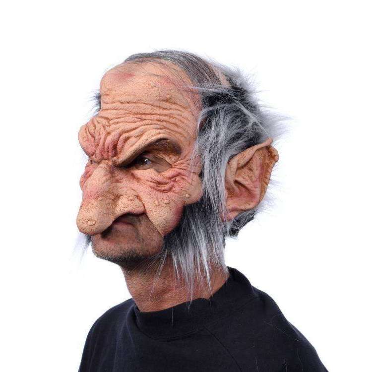 Comb Over Gnome Dwarve with Grey Hair