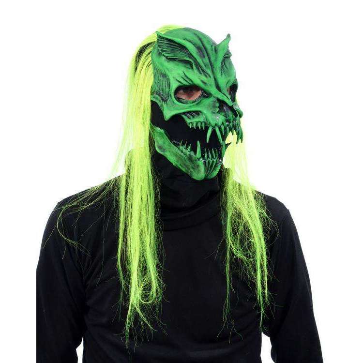 Nuclear Monster Glow-in-the-Dark Green Mask