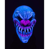 UV Reactive Evil Last Laugh Clown Mask w/ Mouth Movement