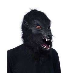 Howl O Ween Ferocious Werewolf Mask w/ Moving Mouth