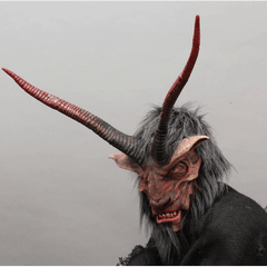 Baphomet Underworld Overlord Goat Head Mask w/ Mouth Movement