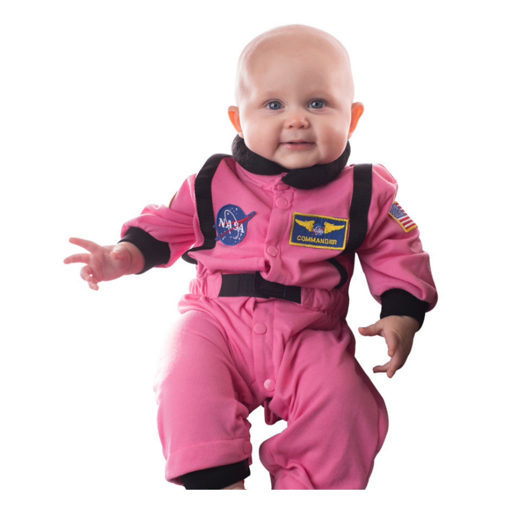 Pink Jr. Astronaut Suit Infant Costume (6-12M)