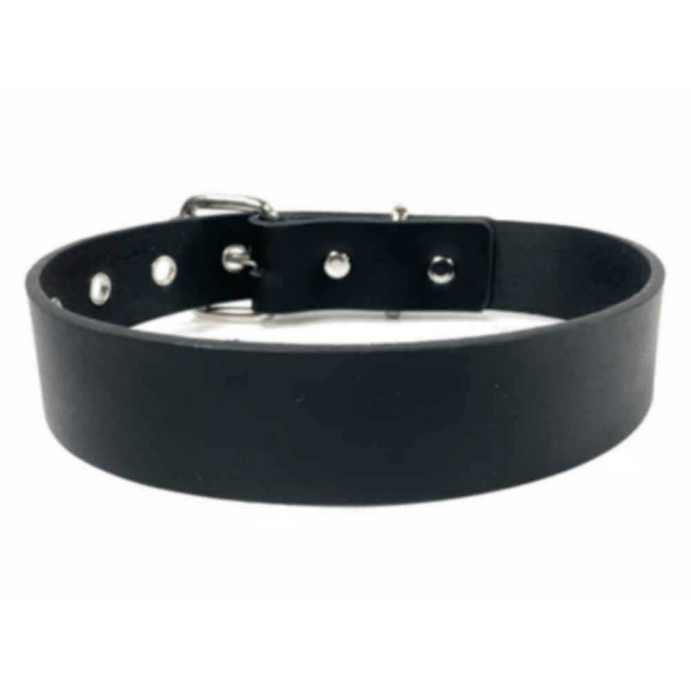 Plain black leather choker deals