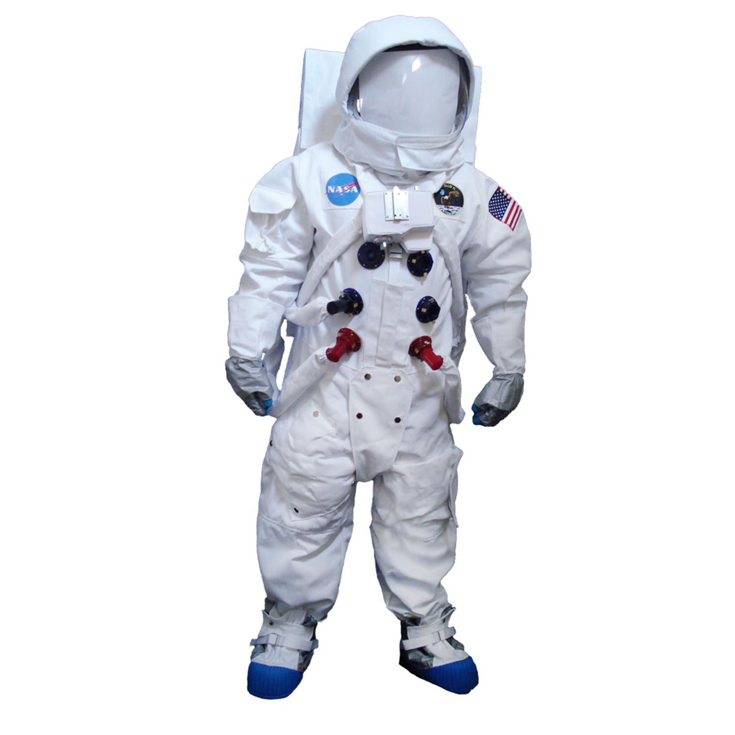 Premium Realistic White Astronaut Adult Costume with Clear Helmet –  AbracadabraNYC