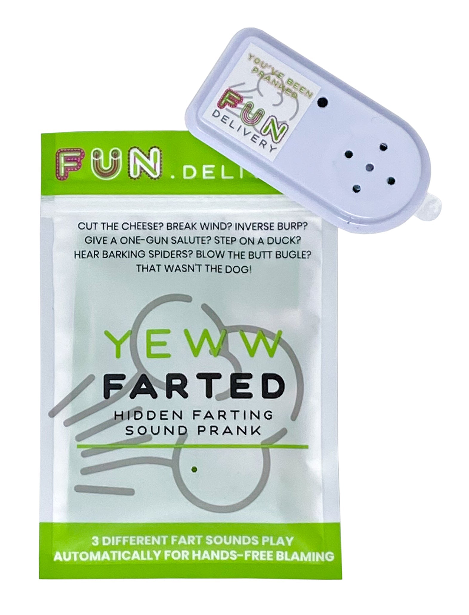Fun Stuff 1 Pack Fart Bomb Novelty Item Gag Gift Exploding Stinky