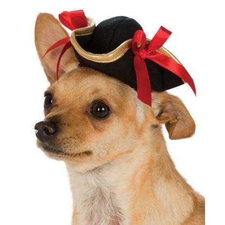 Black Pet Pirate Hat