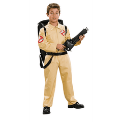 Original Ghostbusters Jumpsuit Child Costume & Inflatable Proton Pack Gun