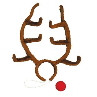 Christmas Reindeer Antlers & Nose Accessory Kit