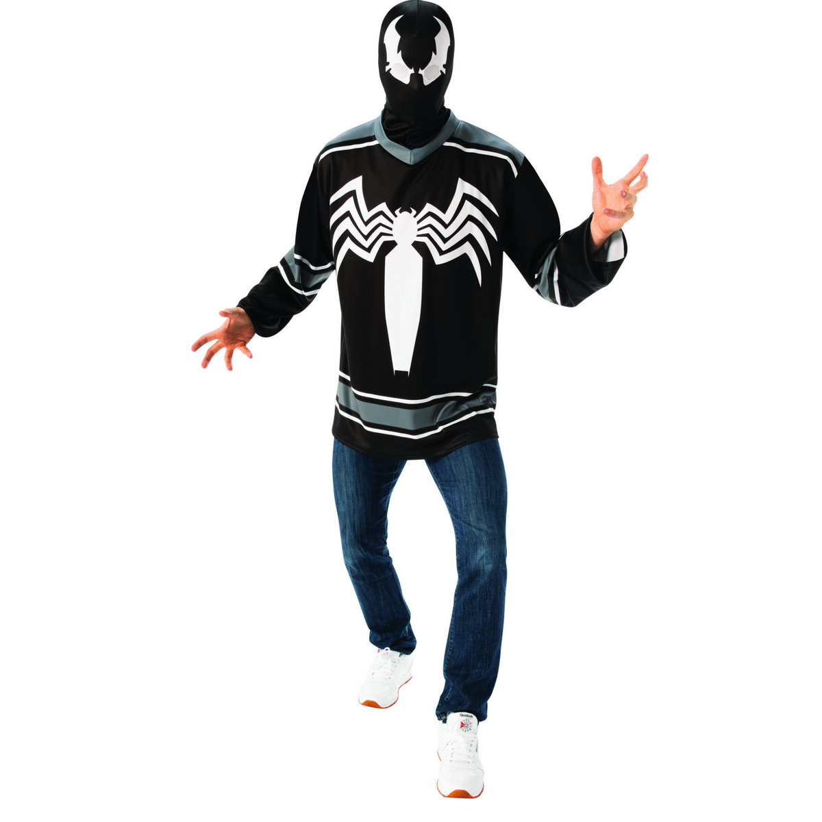 Marvel Universe Venom Costume Jersey Top & Mask