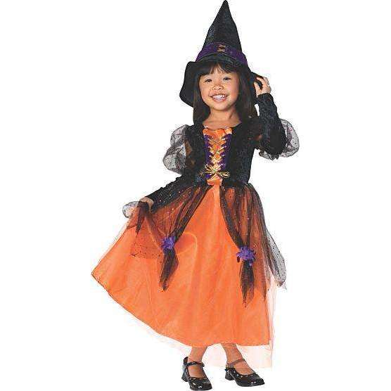 Pretty Witch Pumpkin & Lace Child Costume