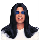 18" Deluxe Parted Hippy Unisex Wig