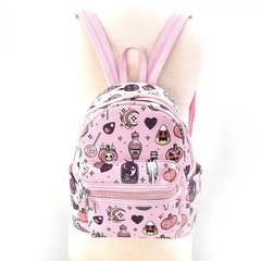 Cute and Spooky Pink Halloween Mini Backpack