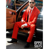 OppoSuits Red Devil Three Piece Suit