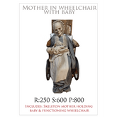 Mother in Wheelchair with Baby Prop