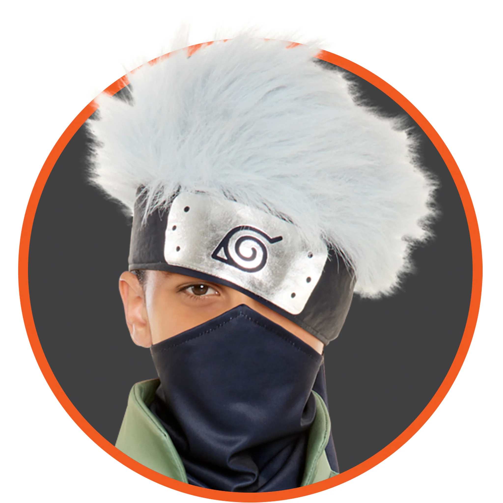 Naruto Cosplay Props Hatake Kakashi Wig