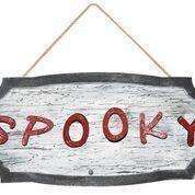 Light Up Spooky Sign