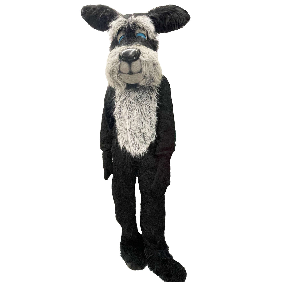 Black & Grey Terrier Mascot Adult Costume
