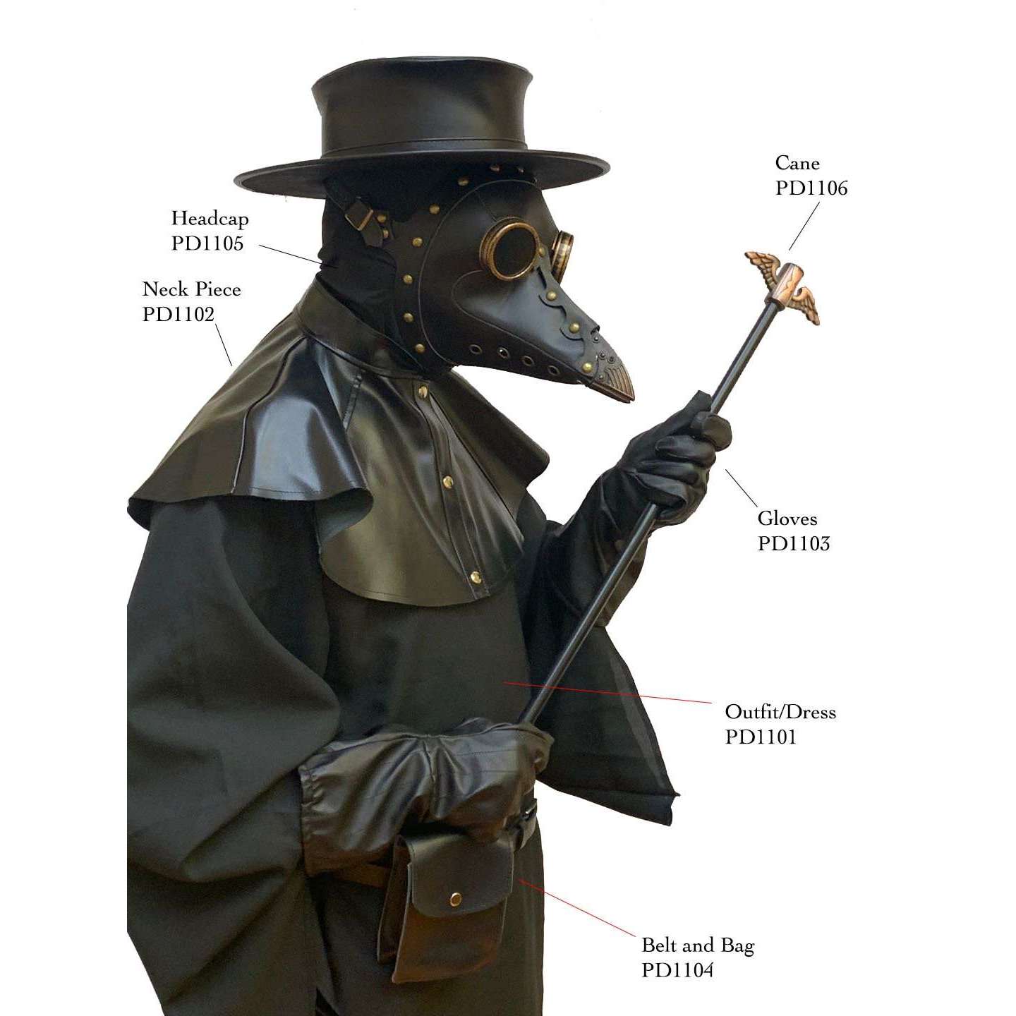authentic plague doctor costume