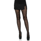 Leopard Fishnet Tights