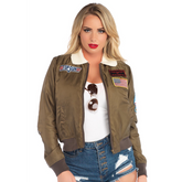 Top Gun Women’s Nylon Bomber Jacket