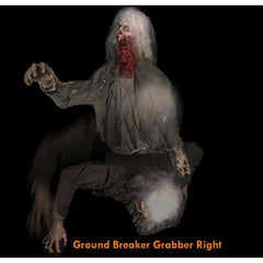 Ground Breaker Zombie Right Arm Grabber Animated Prop