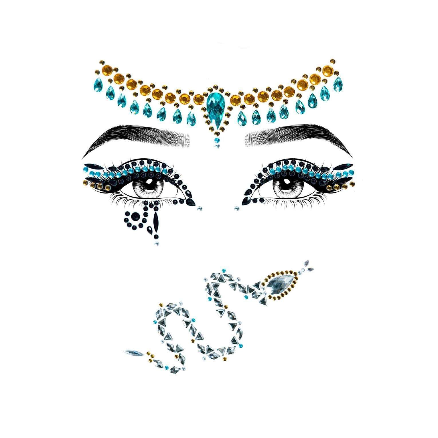 Cleopatra Adhesive Face Jewels – AbracadabraNYC
