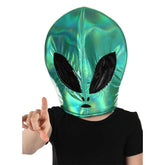 Green Iridescent Alien Plush Hat