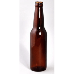 Breakaway Long Neck Beer Bottle-Amber