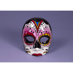 Multi Colored Day of The Dead Womens Adult Mask