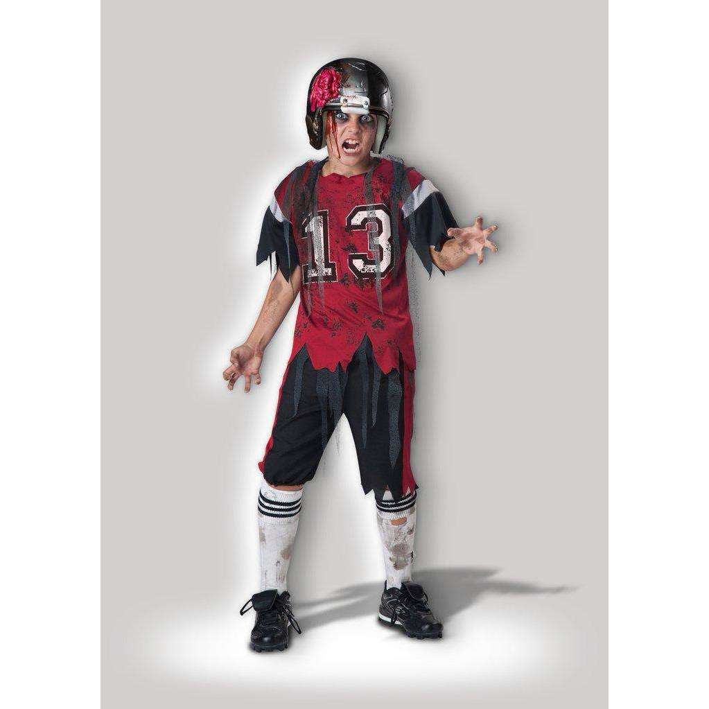 Dead Zone Zombie Football Player Kids Costume