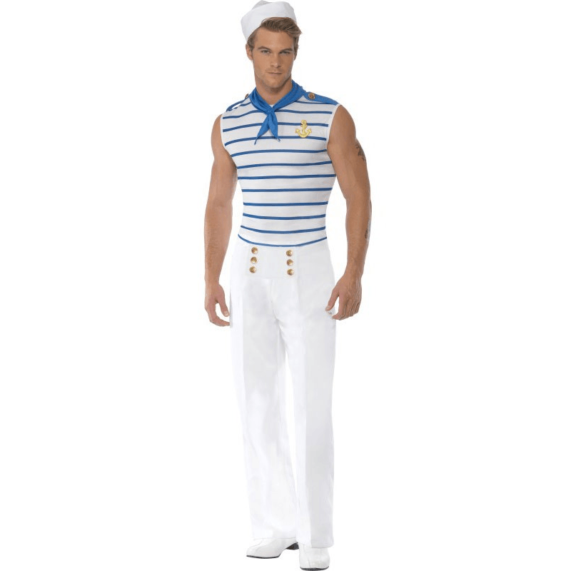 A-Hoy Hottie Sexy French Sailor Mens Adult Costume AbracadabraNYC A-Hoy Hottie Sexy French Sailor Mens Adult Costume AbracadabraNYC