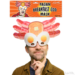 Pagan Breakfast God of Bacon, Eggs & Toast Mask