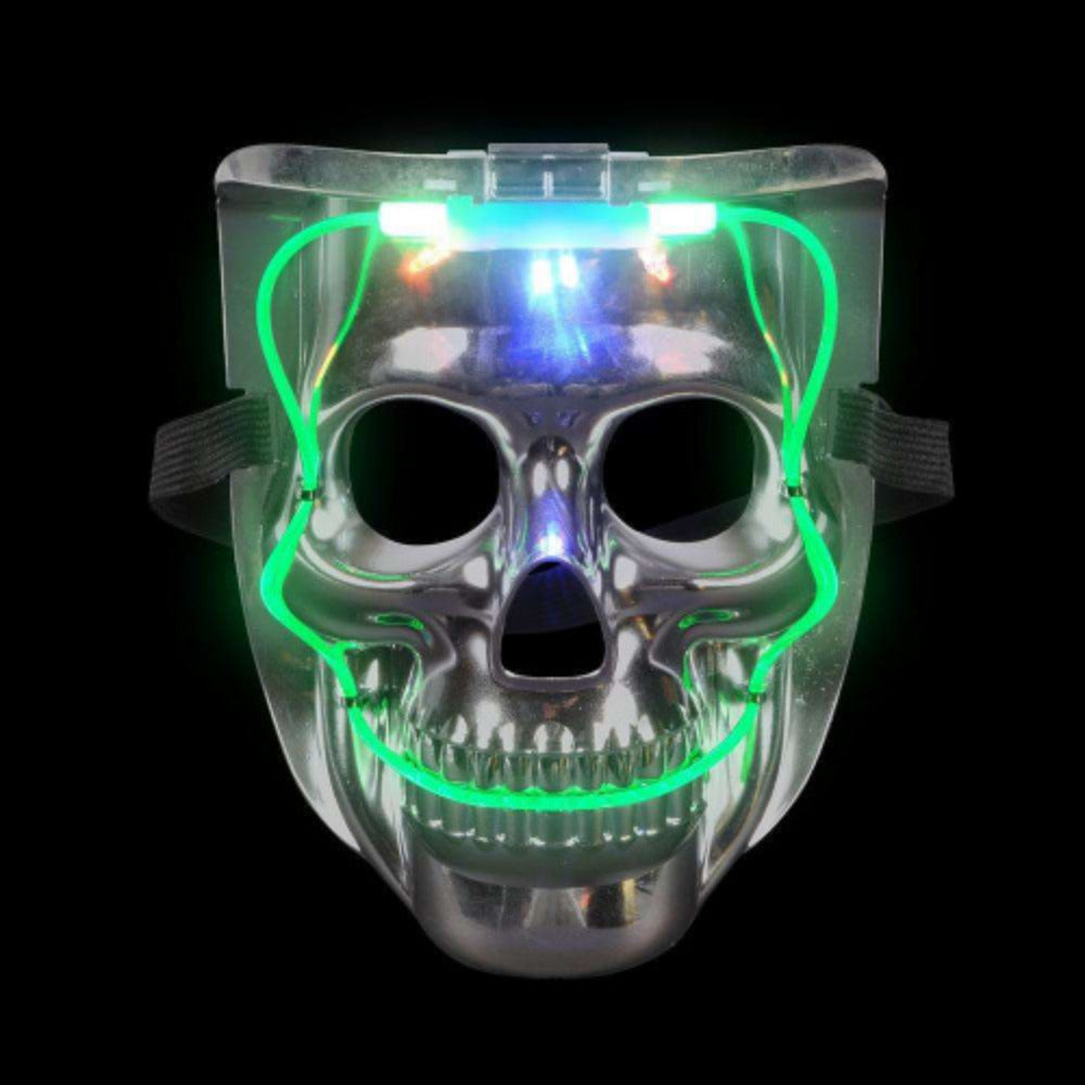 led goggles mask 8" Light Up Skull Mask – AbracadabraNYC