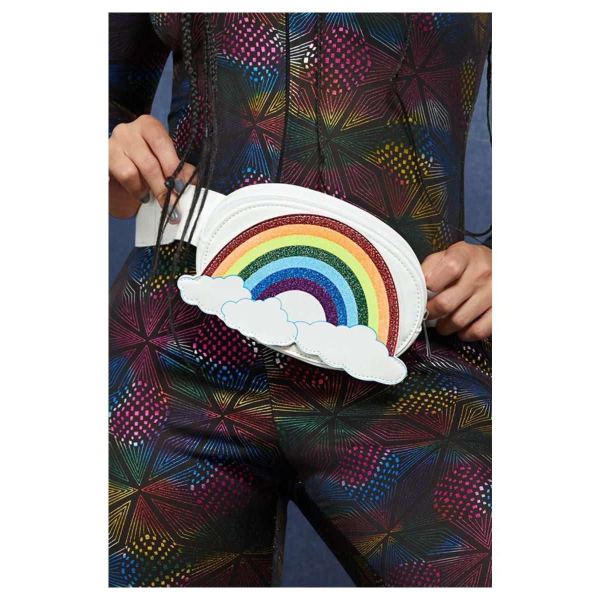 Rainbow Pride Glitter Bum Bag