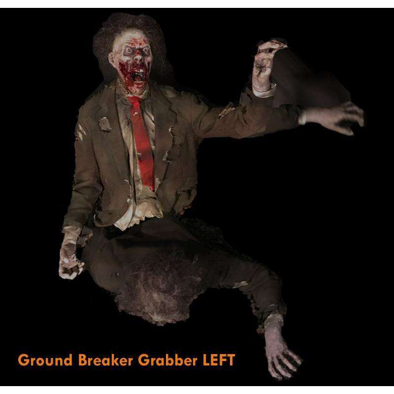 Ground Breaker Zombie Left Arm Grabber Animatronic Prop