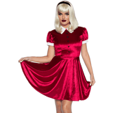 Spellbinding Witch Red Dress Adult Costume