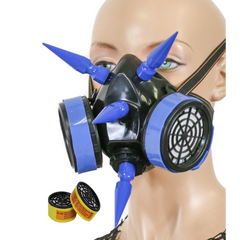 Large Spiked Gas Mask