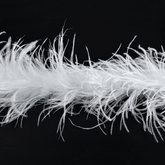 White 4 Ply Ostrich Boa