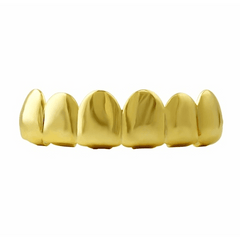 Shiny Gold Tone Grill TOP