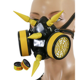 Large Spiked Gas Mask