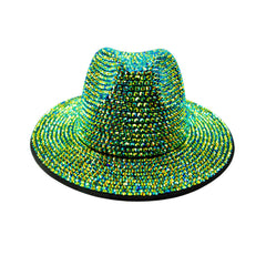 Rhinestone Fedora Hat