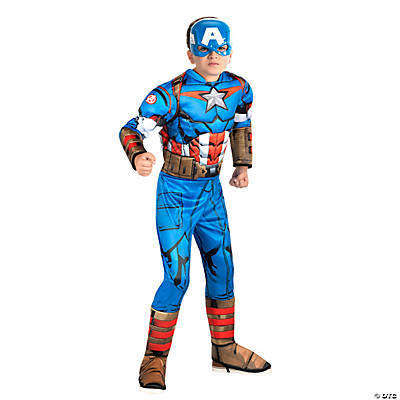 Marvel Captain America Steve Rogers Childs Costume