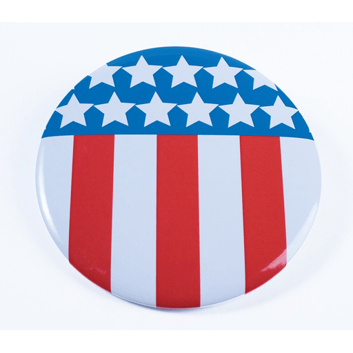 Jumbo American Pride Patriotic Button