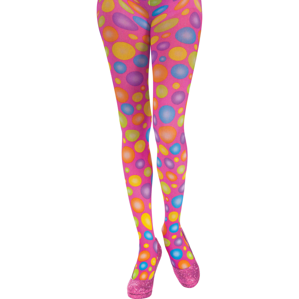 Circus Sweetie One Size Adult Polka Dot Pantyhose