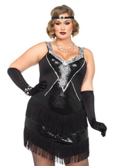 Glamour Flapper Women's Plus Size Costume