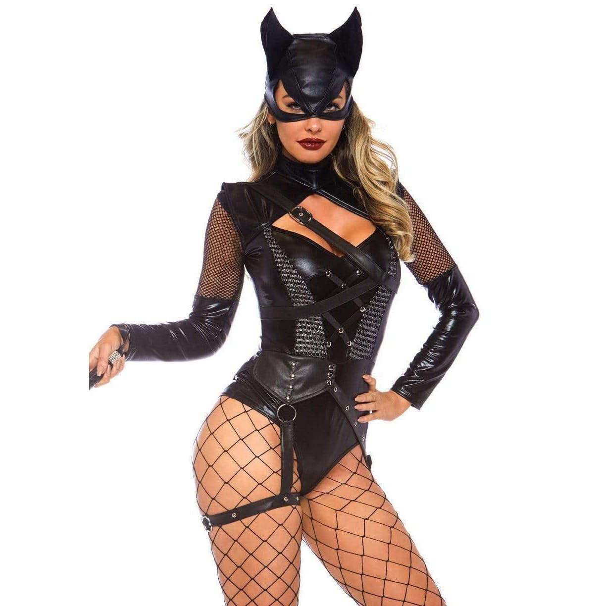 Villainess Vixen Sexy Cat Women's Costume AbracadabraNYC Villainess Vixen Sexy Cat Women's Costume AbracadabraNYC