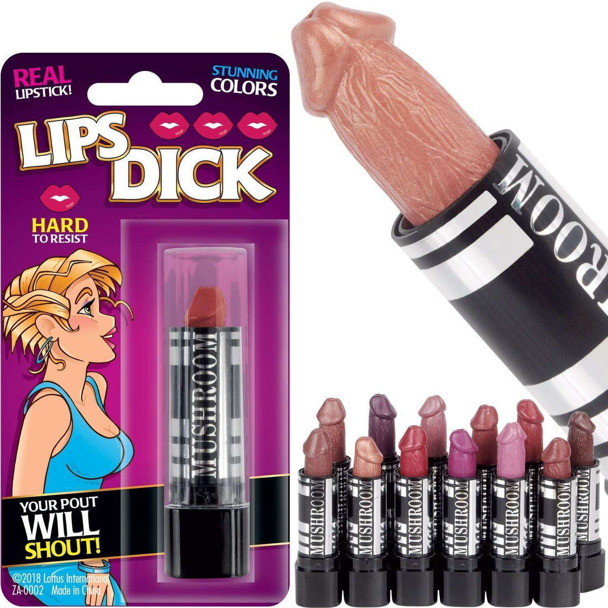 Lips Dick Funny Lipstick