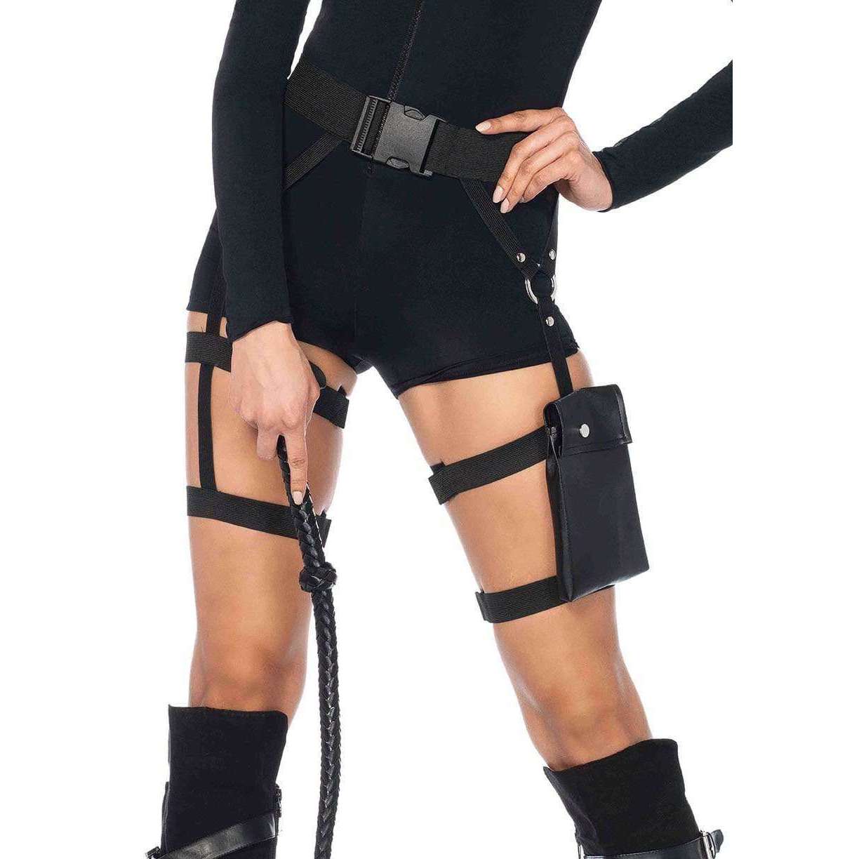 Black Multi Strap Garter Utility Belt Black Multi Strap Garter Utility Belt