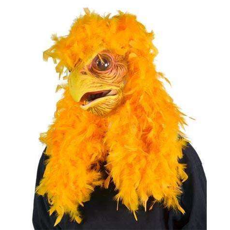 Super Chicken w/ Feathers Mask