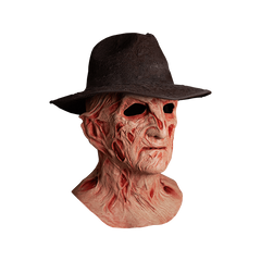 A Nightmare on Elm Street 4: The Dream Master - Deluxe Freddy Krueger Mask with Fedora Hat